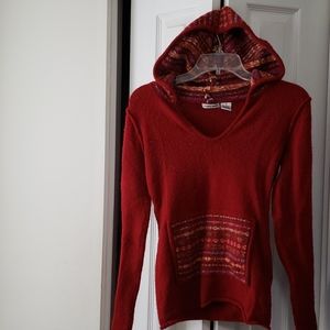 Hoodie style sweater